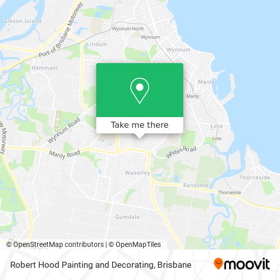Robert Hood Painting and Decorating map