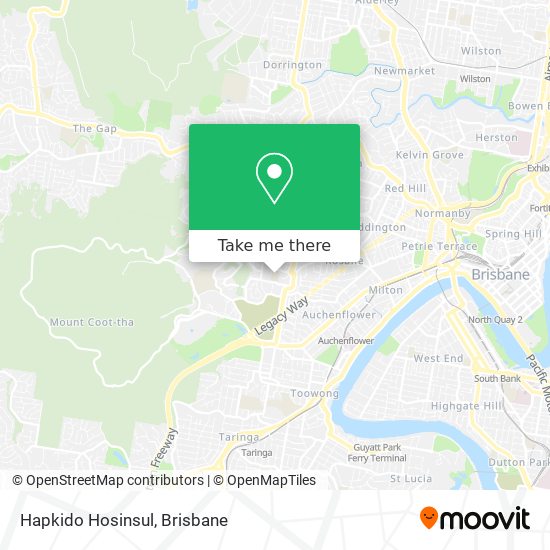 Hapkido Hosinsul map