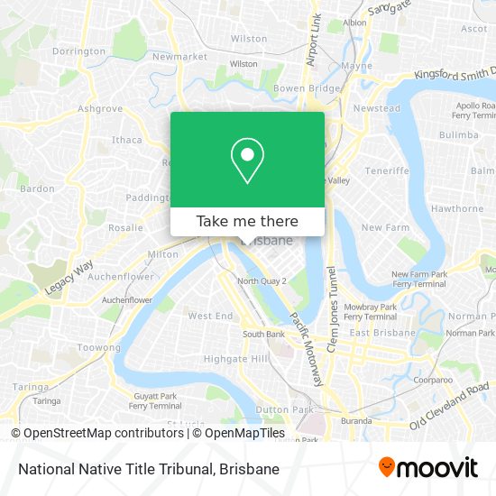 National Native Title Tribunal map