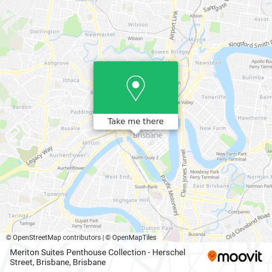 Meriton Suites Penthouse Collection - Herschel Street, Brisbane map