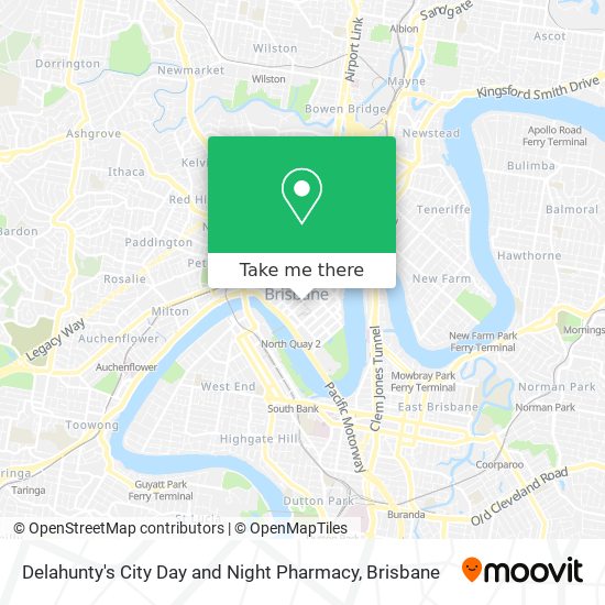 Delahunty's City Day and Night Pharmacy map