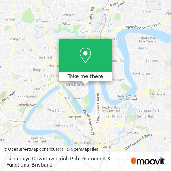 Gilhooleys Downtown Irish Pub Restaurant & Functions map