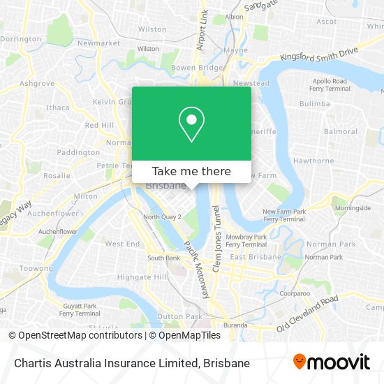Chartis Australia Insurance Limited map