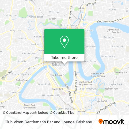 Club Vixen-Gentleman's Bar and Lounge map