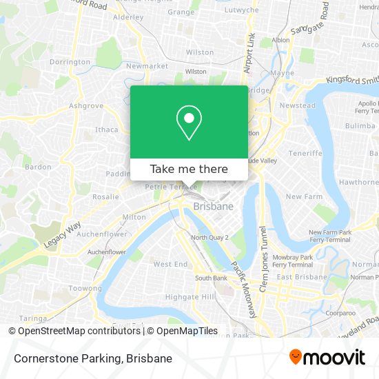 Cornerstone Parking map