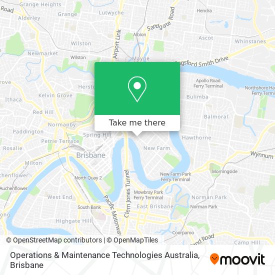 Operations & Maintenance Technologies Australia map