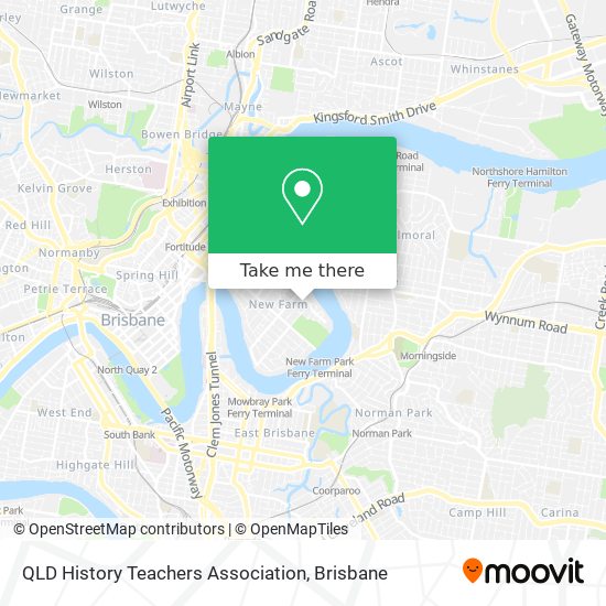 QLD History Teachers Association map