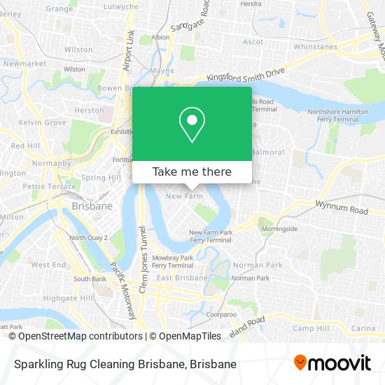 Sparkling Rug Cleaning Brisbane map
