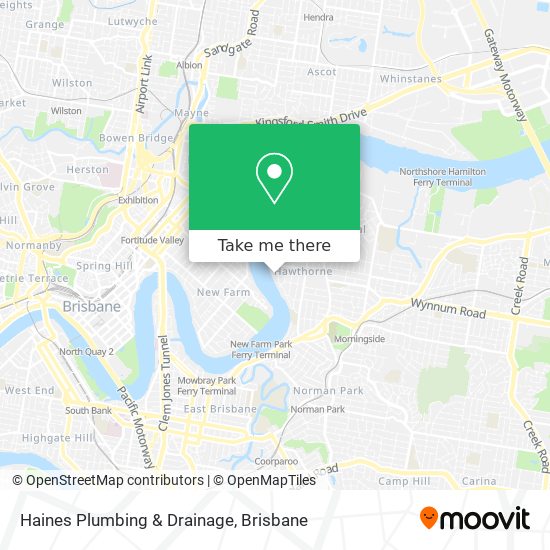 Haines Plumbing & Drainage map