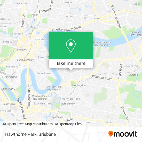 Hawthorne Park map
