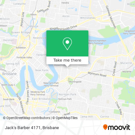 Jack's Barber 4171 map