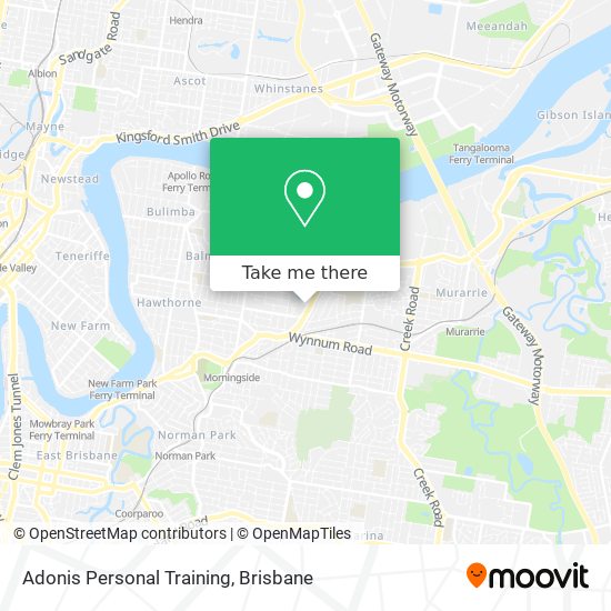 Adonis Personal Training map