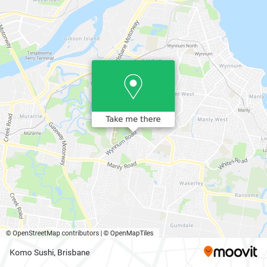 Komo Sushi map