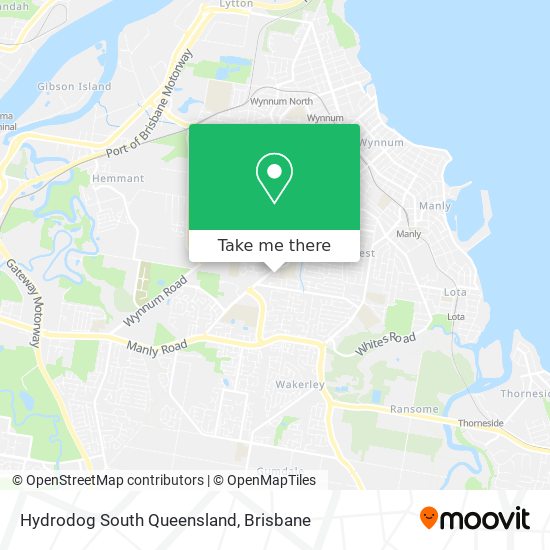 Hydrodog South Queensland map