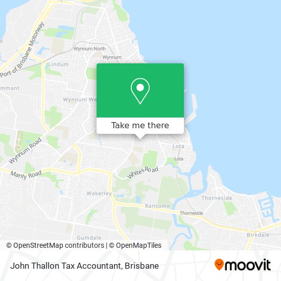 John Thallon Tax Accountant map