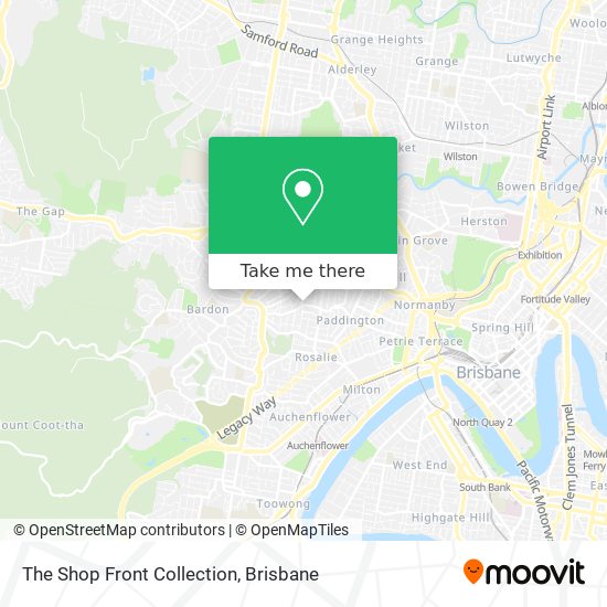 The Shop Front Collection map