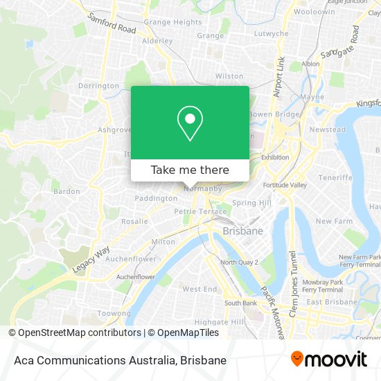 Aca Communications Australia map
