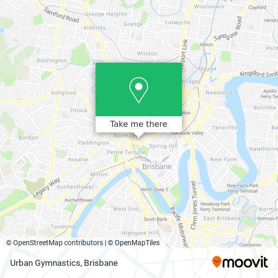 Urban Gymnastics map