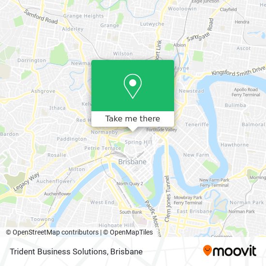 Trident Business Solutions map