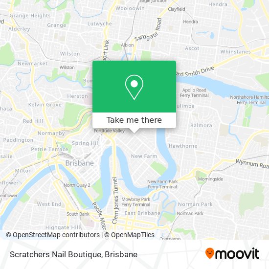Scratchers Nail Boutique map
