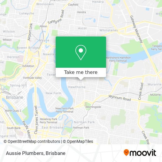 Aussie Plumbers map