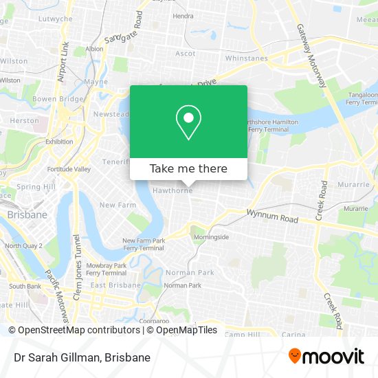 Dr Sarah Gillman map
