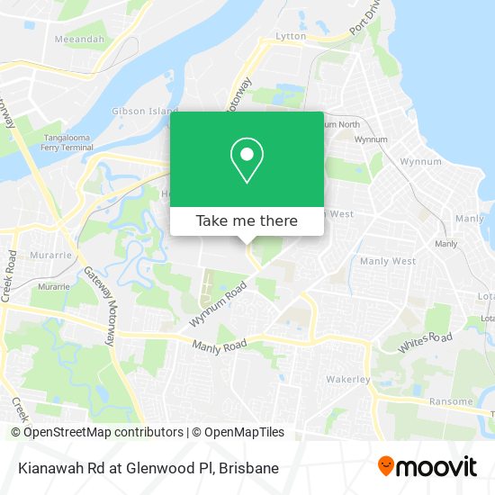 Kianawah Rd at Glenwood Pl map