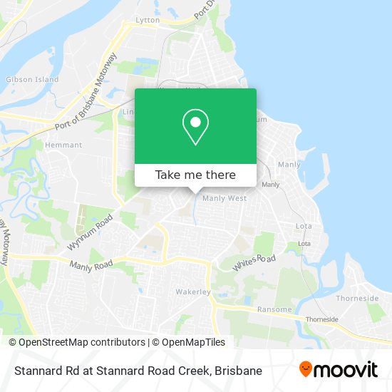 Stannard Rd at Stannard Road Creek map