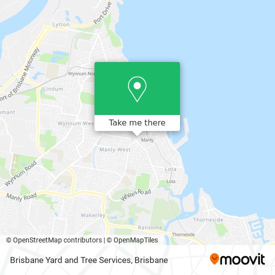 Brisbane Yard and Tree Services map