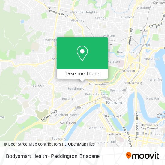 Bodysmart Health - Paddington map