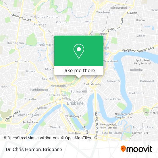 Dr. Chris Homan map