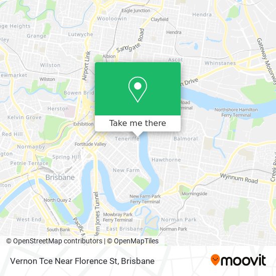Vernon Tce Near Florence St map