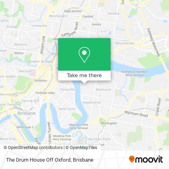 The Drum House Off Oxford map
