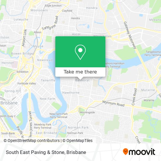 South East Paving & Stone map