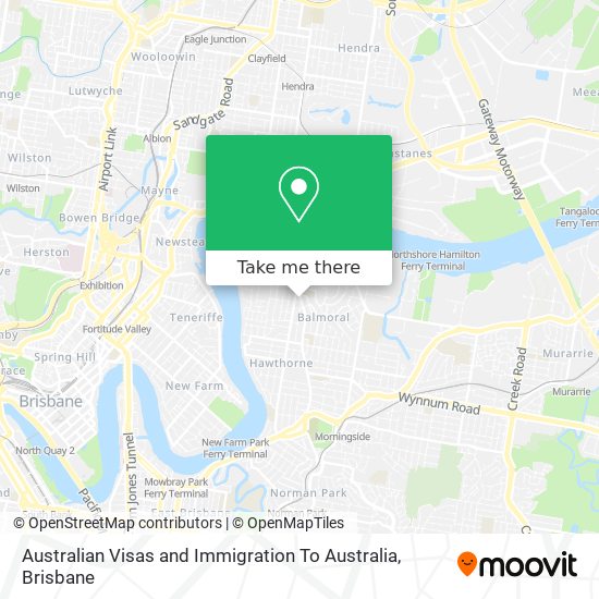 Australian Visas and Immigration To Australia map
