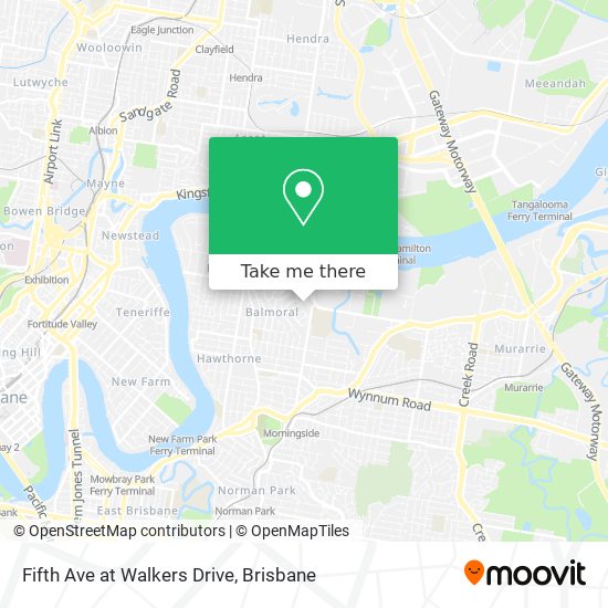 Fifth Ave at Walkers Drive map
