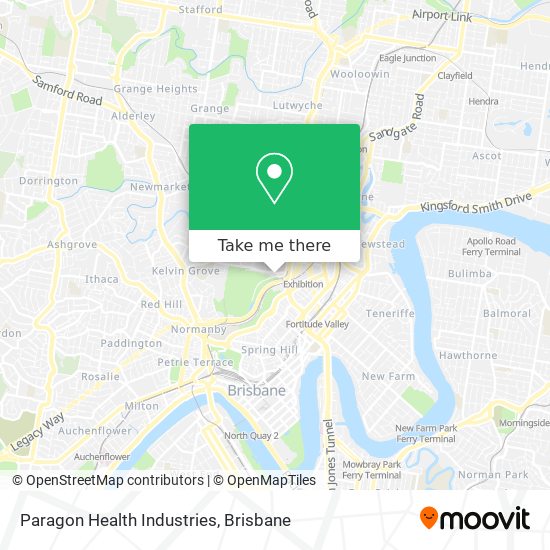 Paragon Health Industries map