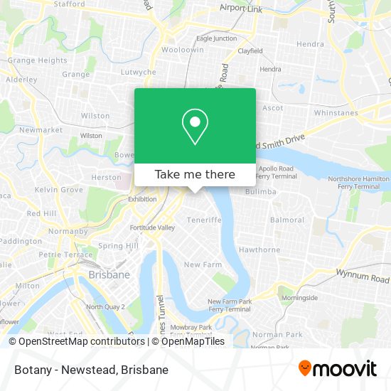 Botany - Newstead map