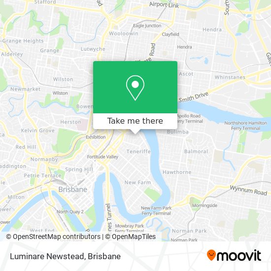 Luminare Newstead map