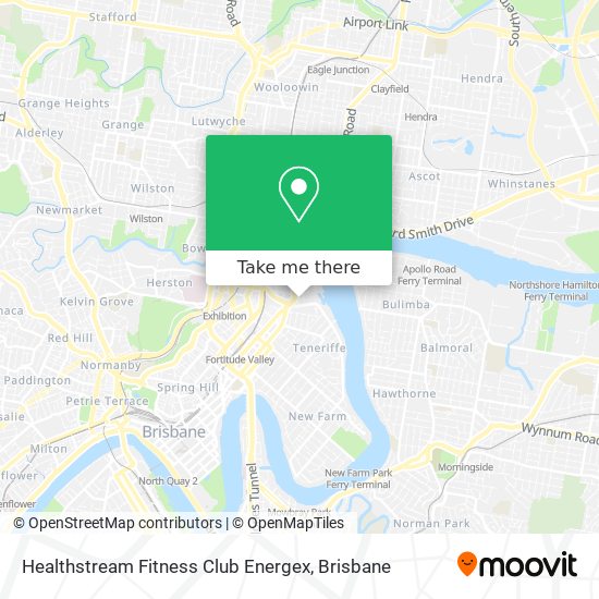 Healthstream Fitness Club Energex map