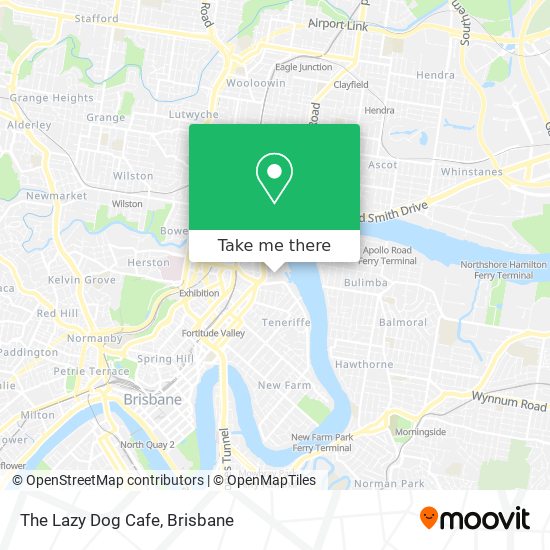 The Lazy Dog Cafe map