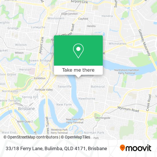 33 / 18 Ferry Lane, Bulimba, QLD 4171 map
