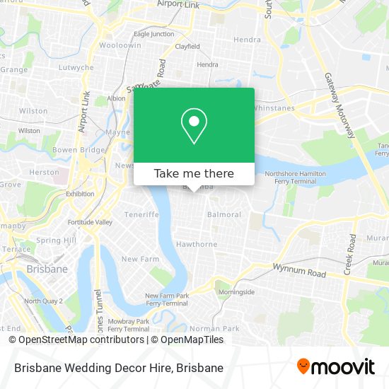 Brisbane Wedding Decor Hire map