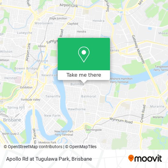 Apollo Rd at Tugulawa Park map