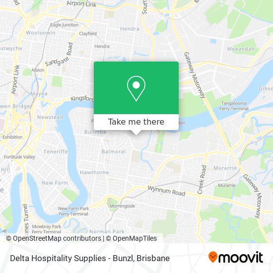 Delta Hospitality Supplies - Bunzl map