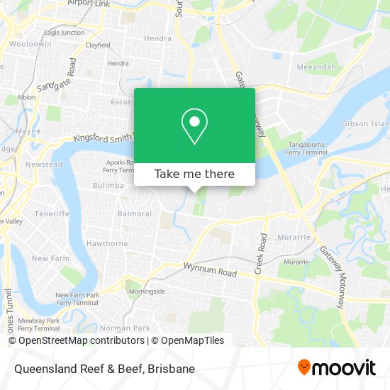 Queensland Reef & Beef map