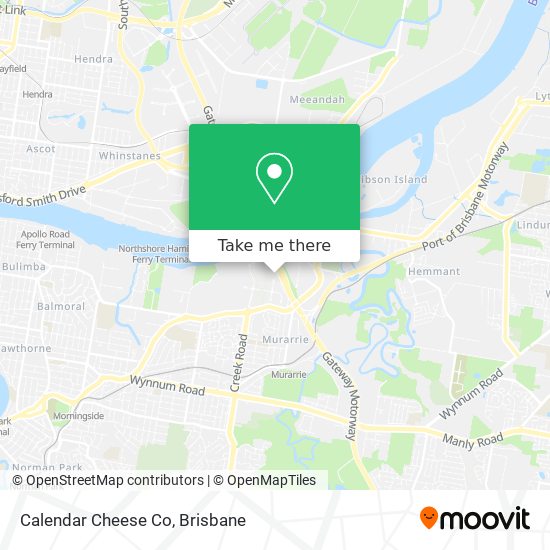 Calendar Cheese Co map