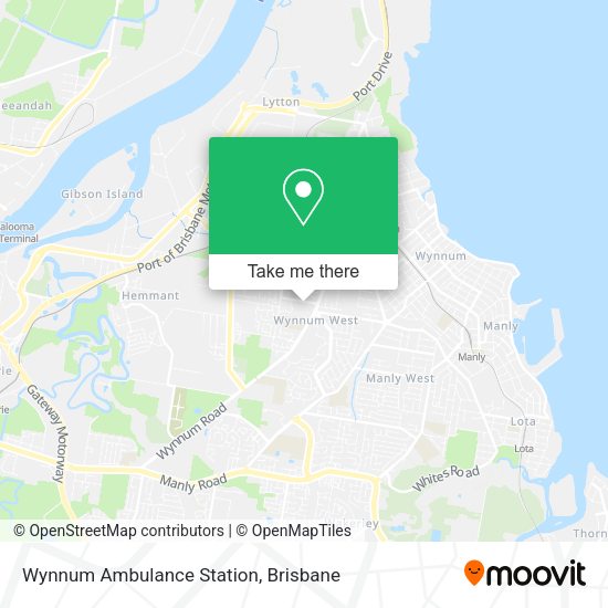Wynnum Ambulance Station map