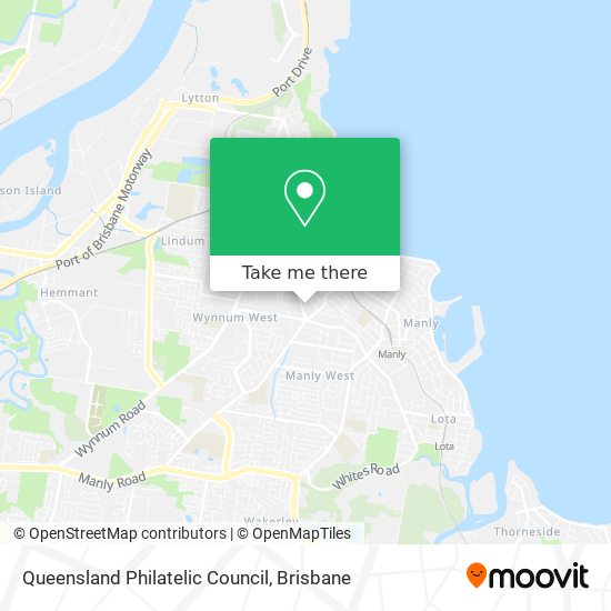 Queensland Philatelic Council map