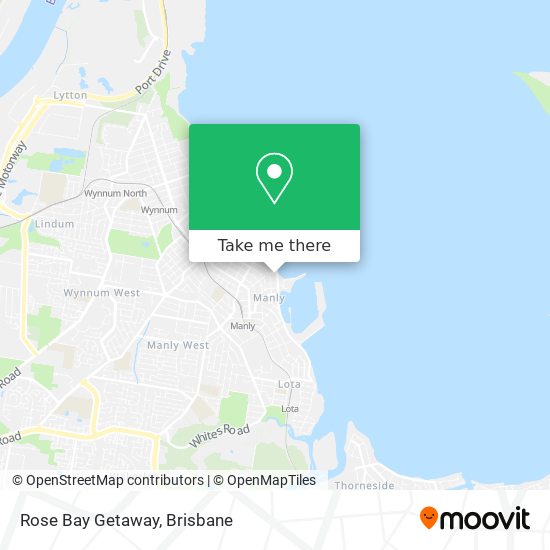 Mapa Rose Bay Getaway